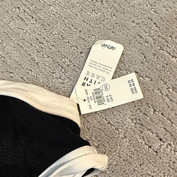 Aerie NWT White and Black Bikini - Picture 3 of 3